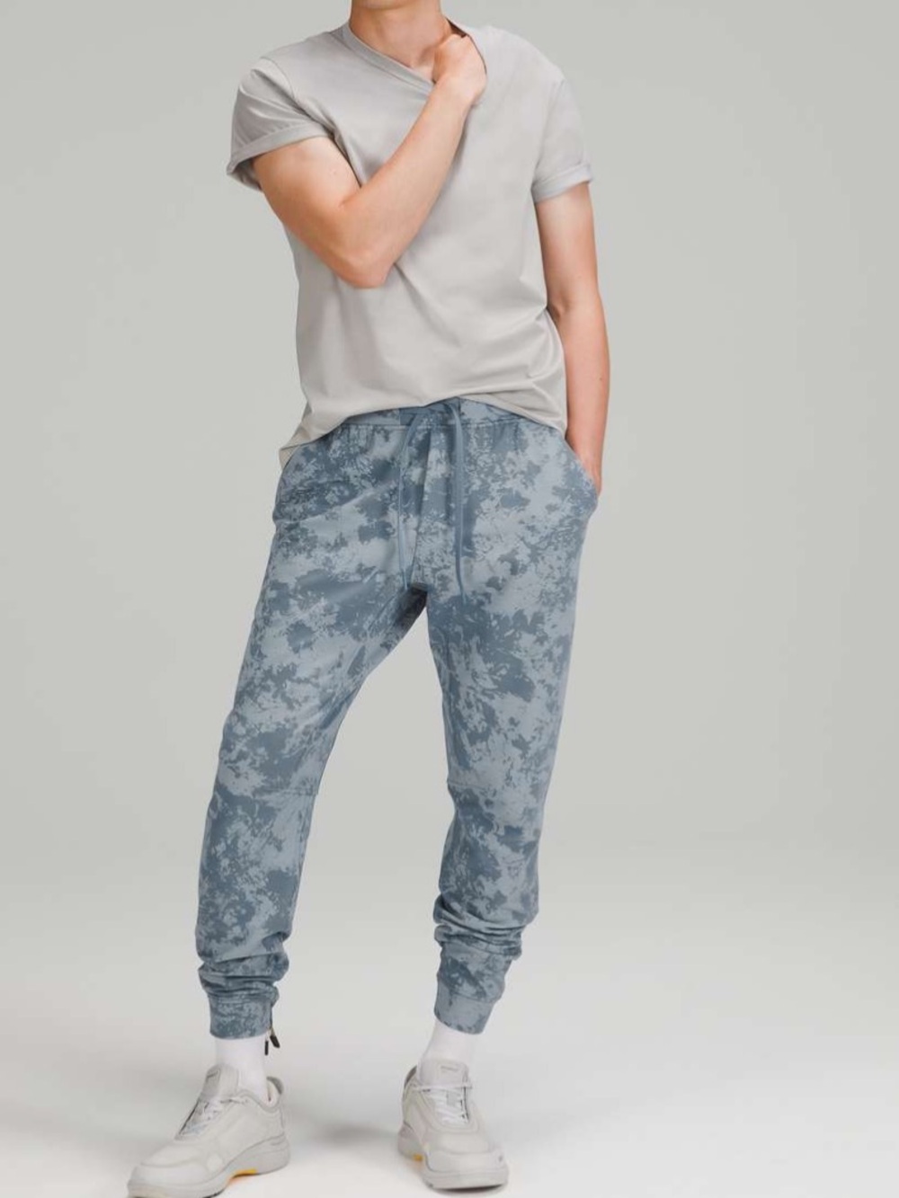 Lululemon City Sweat Jogger French Terry in Spectral Chambray River Blue Size M